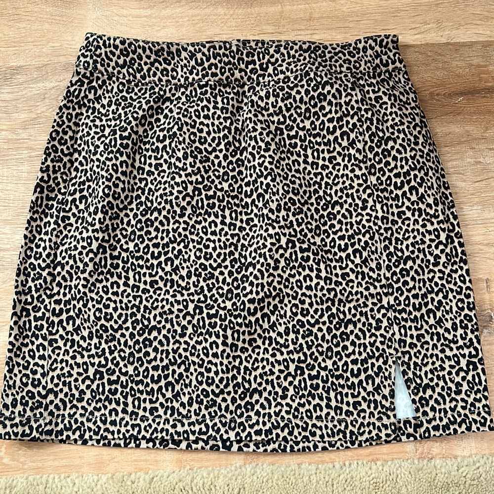 Garage Cheetah print mini skirt